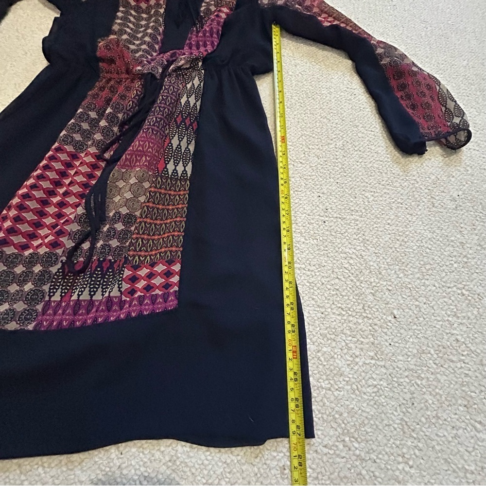 Maeve Anthropologie Rosalie Peasant Boho Chic Tie Waist Dress Size Small - Picture 8 of 15